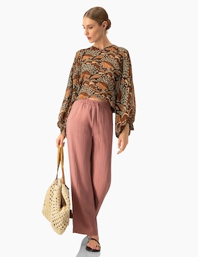 Blusa Ivonne manga larga para mujer