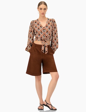 Blusa Ivonne manga larga para mujer