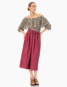 Blusa Ivonne manga 3/4 para mujer