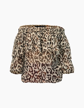 Blusa Ivonne manga 3/4 para mujer