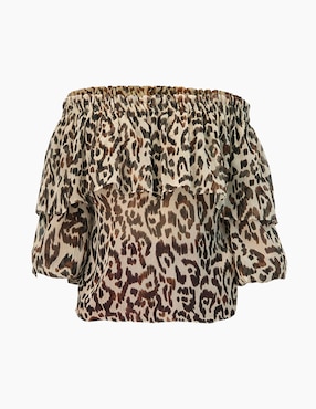 Blusa Ivonne manga 3/4 para mujer