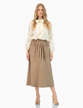 Blusa Ivonne manga larga para mujer
