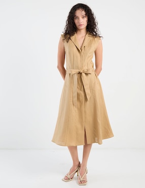 Vestido midi casual Ivonne para mujer