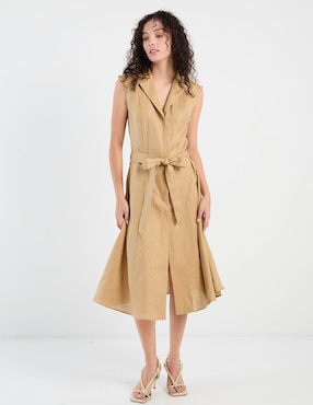 Vestido midi casual Ivonne para mujer