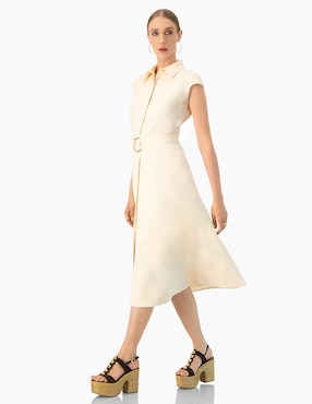 Vestido midi casual Ivonne para mujer
