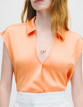 Blusa envolvente Julio para mujer