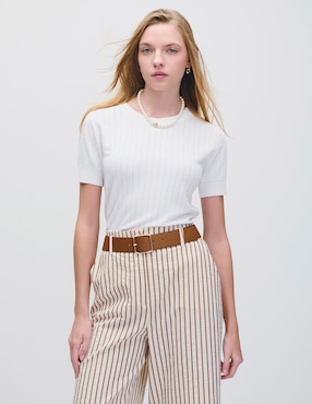 Blusa manga corta Julio Riva para mujer