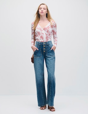 Blusa manga larga Julio Riva para mujer