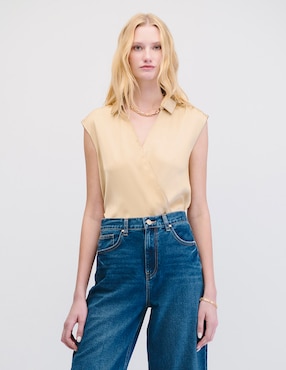 Blusa envolvente Julio para mujer