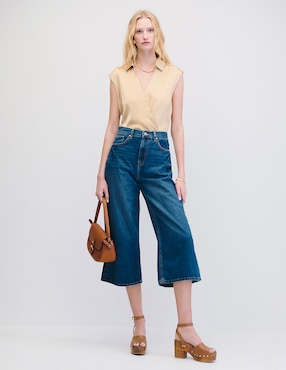 Blusa envolvente Julio para mujer