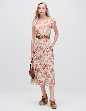 Vestido midi casual Julio Riva para mujer