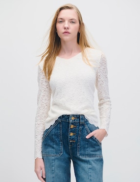 Blusa manga larga Julio Riva para mujer