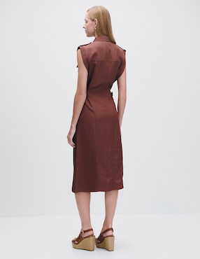 Vestido midi casual Julio para mujer
