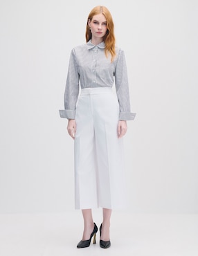 Blusa camisera Julio manga larga para mujer