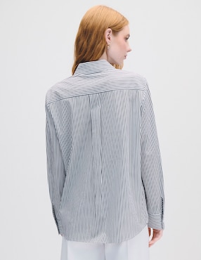 Blusa camisera Julio manga larga para mujer