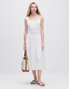 Vestido midi casual Julio Riva para mujer
