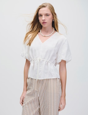 Blusa manga corta Julio para mujer