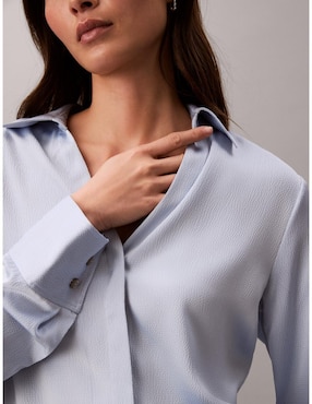 Blusa Calvin Klein manga larga para mujer