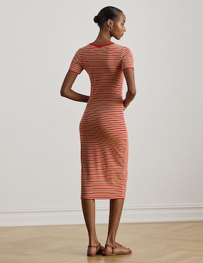 Vestido midi casual Lauren Ralph Lauren para mujer