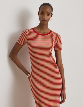 Vestido midi casual Lauren Ralph Lauren para mujer