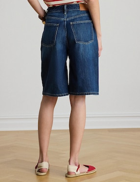 Bermuda Lauren Ralph Lauren de mezclilla para mujer