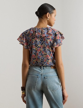 Blusa Lauren Ralph Lauren manga corta para mujer
