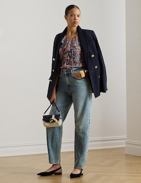 Blusa Lauren Ralph Lauren manga corta para mujer
