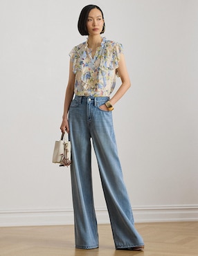 Blusa Lauren Ralph Lauren manga corta para mujer