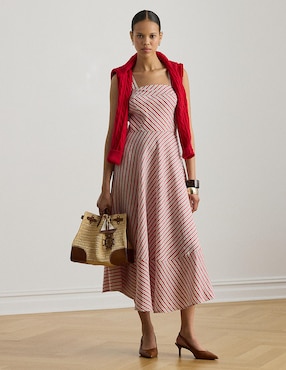 Vestido crop casual Lauren Ralph Lauren para mujer