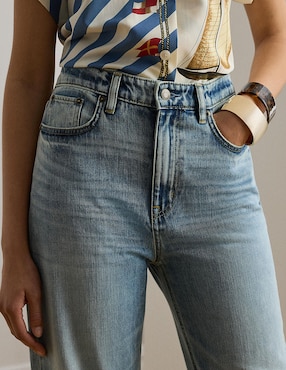 Jeans mom cintura alta Lauren Ralph Lauren para mujer