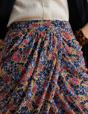 Falda corta Lauren Ralph Lauren a la cintura