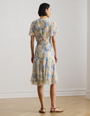 Vestido 3/4 casual Lauren Petite para mujer