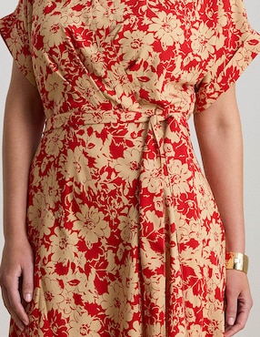 Vestido midi casual Lauren Plus para mujer