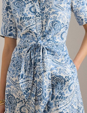 Vestido 3/4 casual Lauren Petite para mujer