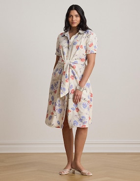 Vestido 3/4 casual Lauren Plus para mujer
