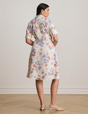 Vestido 3/4 casual Lauren Plus para mujer