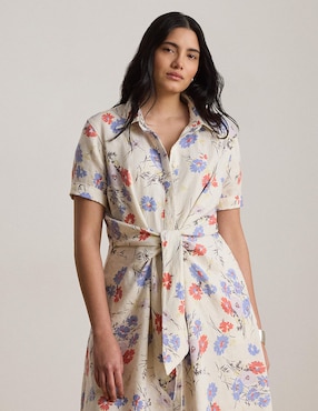 Vestido 3/4 casual Lauren Plus para mujer