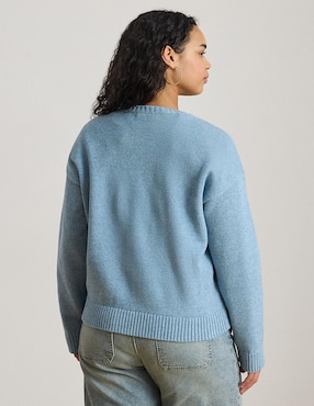 Suéter Lauren Plus cuello redondo para mujer