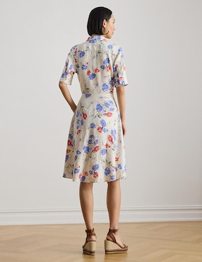 Vestido 3/4 casual Lauren Ralph Lauren para mujer