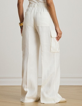 Pantalón cargo Lauren Petite amplio para mujer