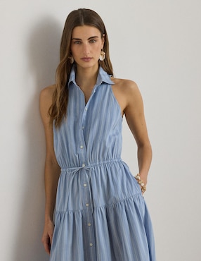 Vestido crop casual Lauren Plus para mujer