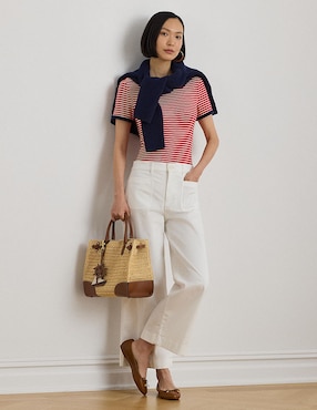 Blusa Lauren Ralph Lauren manga corta para mujer