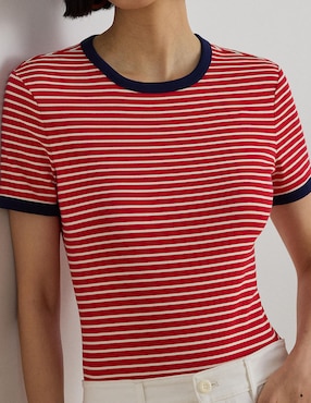 Blusa Lauren Ralph Lauren manga corta para mujer