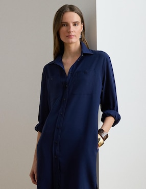 Vestido midi casaul Lauren Ralph Lauren para mujer