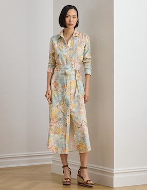 Vestido crop casual Lauren Plus para mujer