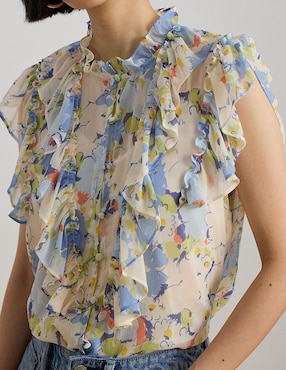 Blusa Lauren Ralph Lauren manga corta para mujer