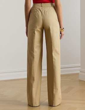 Pantalón relaxed Lauren Ralph Lauren wide leg para mujer