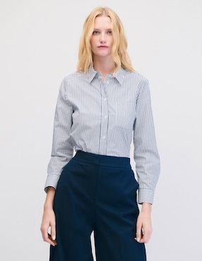 Blusa camisera manga larga Julio para mujer