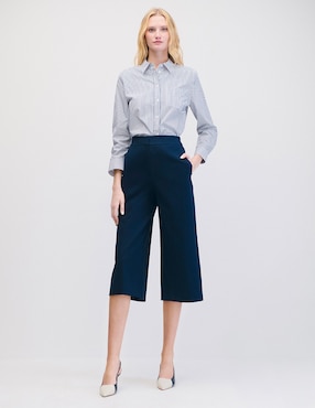 Blusa camisera manga larga Julio para mujer