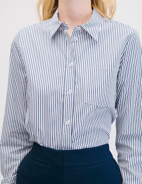 Blusa camisera manga larga Julio para mujer